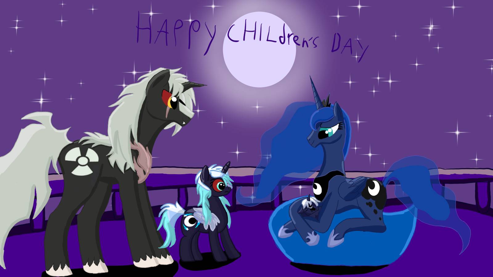 mlp the bridge happy children's Day
