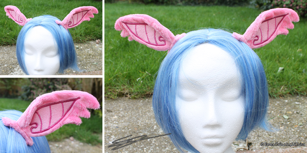 Bat Pony Ears - Cosplay Clip on Ears