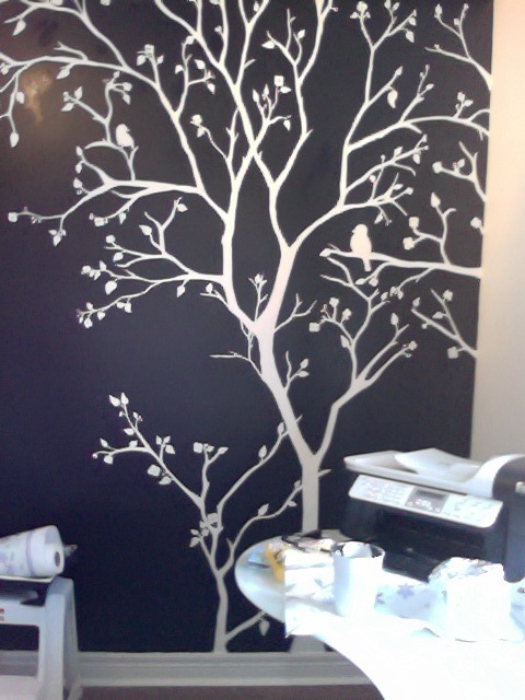 White Tree Mural