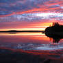 Sunset over Lake