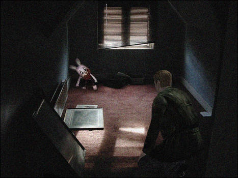 Silent Hill 2 James Kneeling