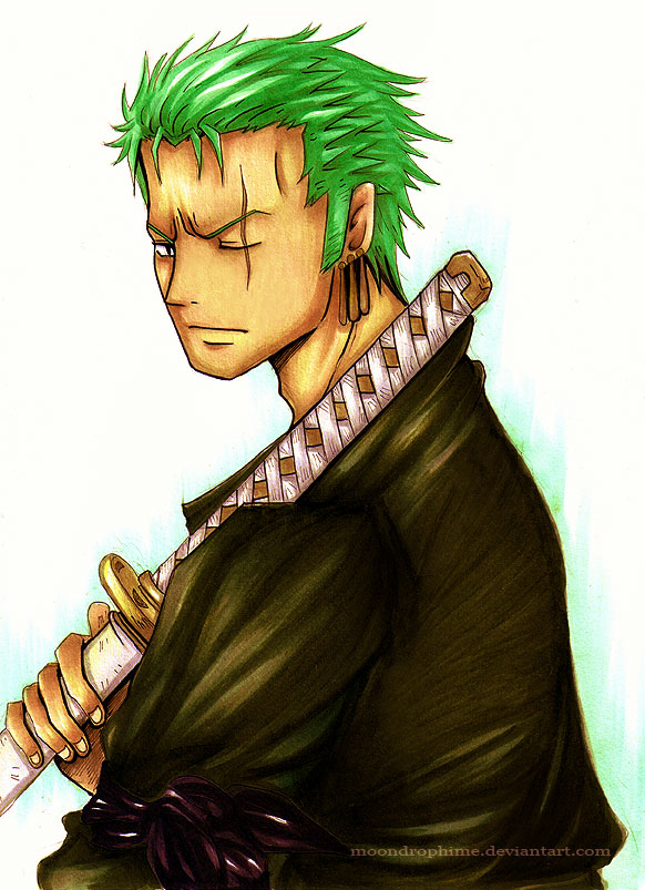 New World Roronoa Zoro By Elleinead On Deviantart