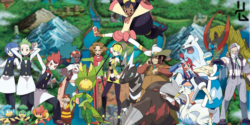 Pokemon - Unova Gym Leaders v2 by leopassos100 on DeviantArt