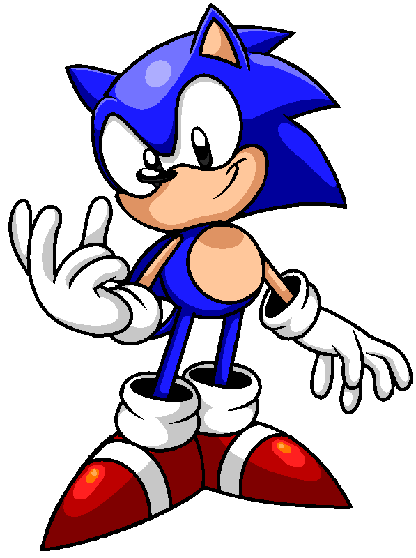 Classic Sonic Render by Peppermint08 on DeviantArt