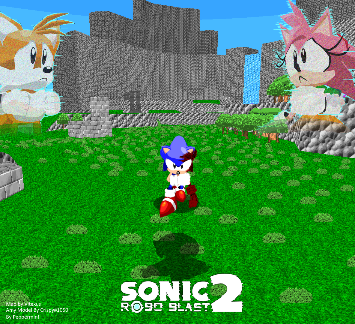 Fleetway Sonic is posting to in srb2 2.2