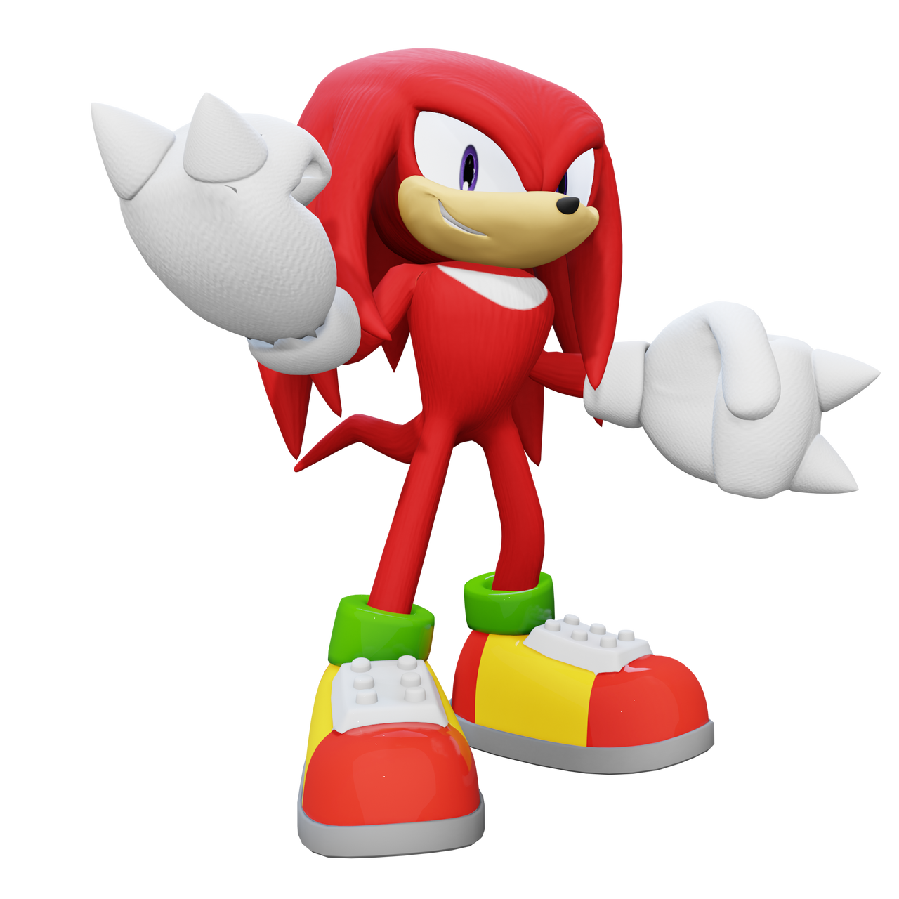 Knuckles Render by Peppermint08 on DeviantArt