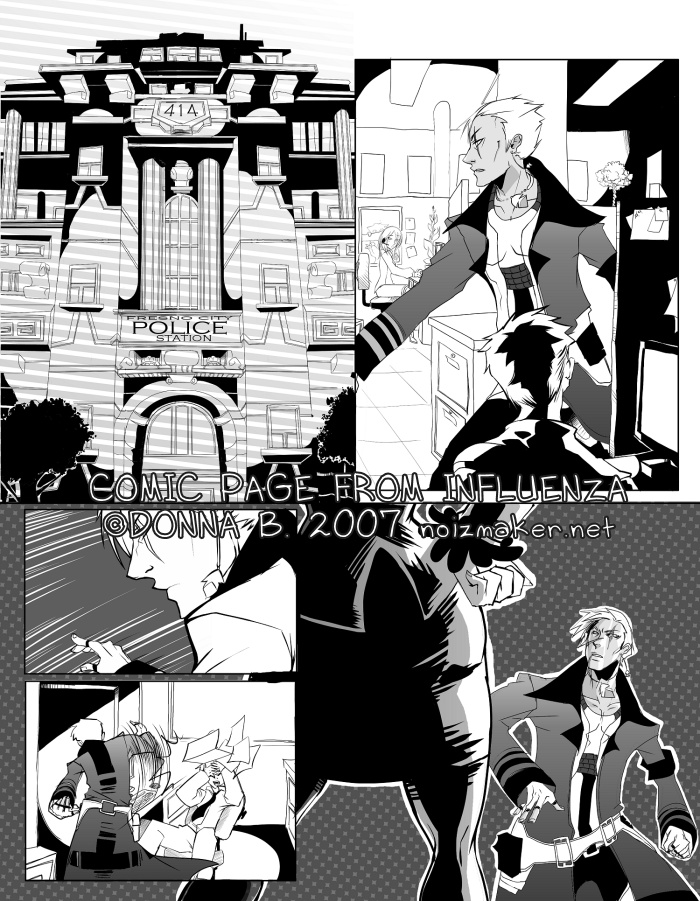 Influenza: Comic Page Sample