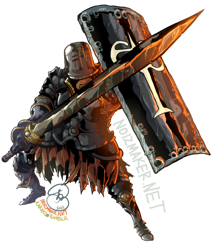 Dark Souls: Iron Knight Tarkus by karniz