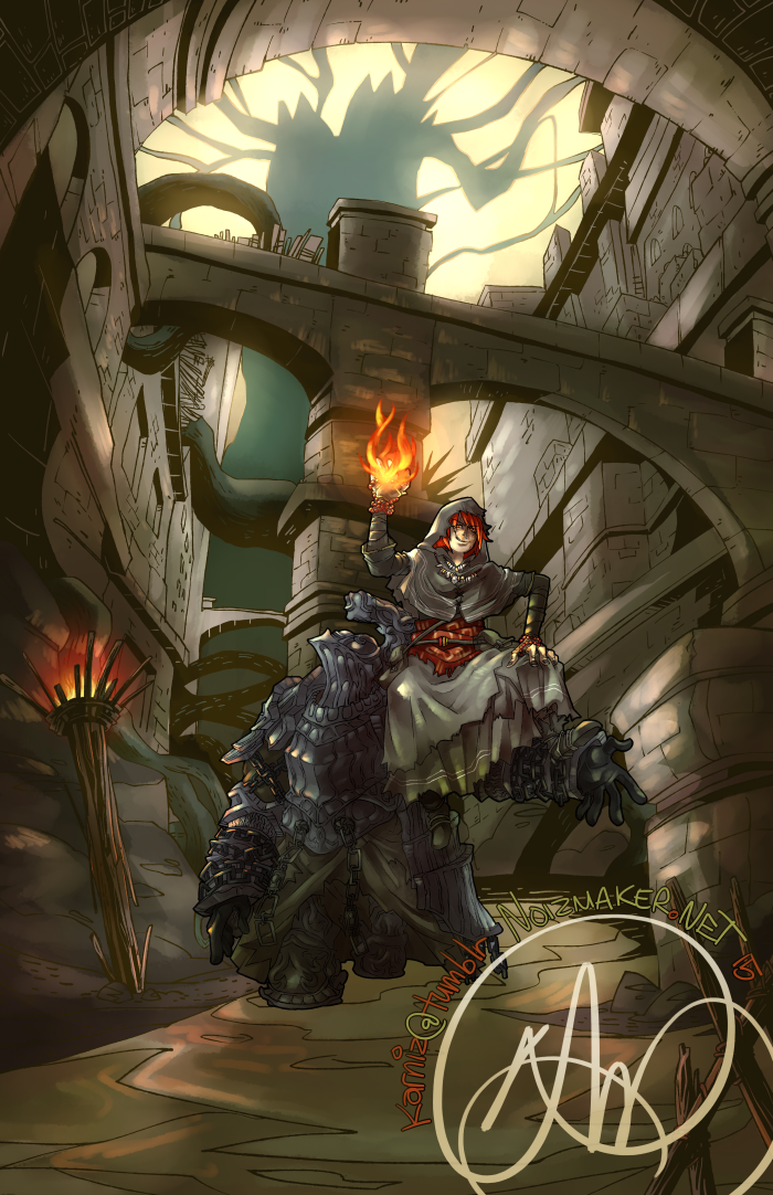 Dark Souls: Havel + Valkyrie by karniz
