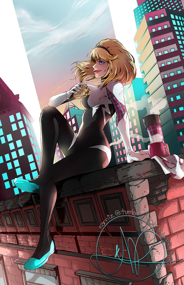 Commission: Spider Gwen by karniz