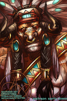 2019 Sketch Request - Baine Bloodhoof