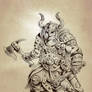 Dwarf warrior sketch