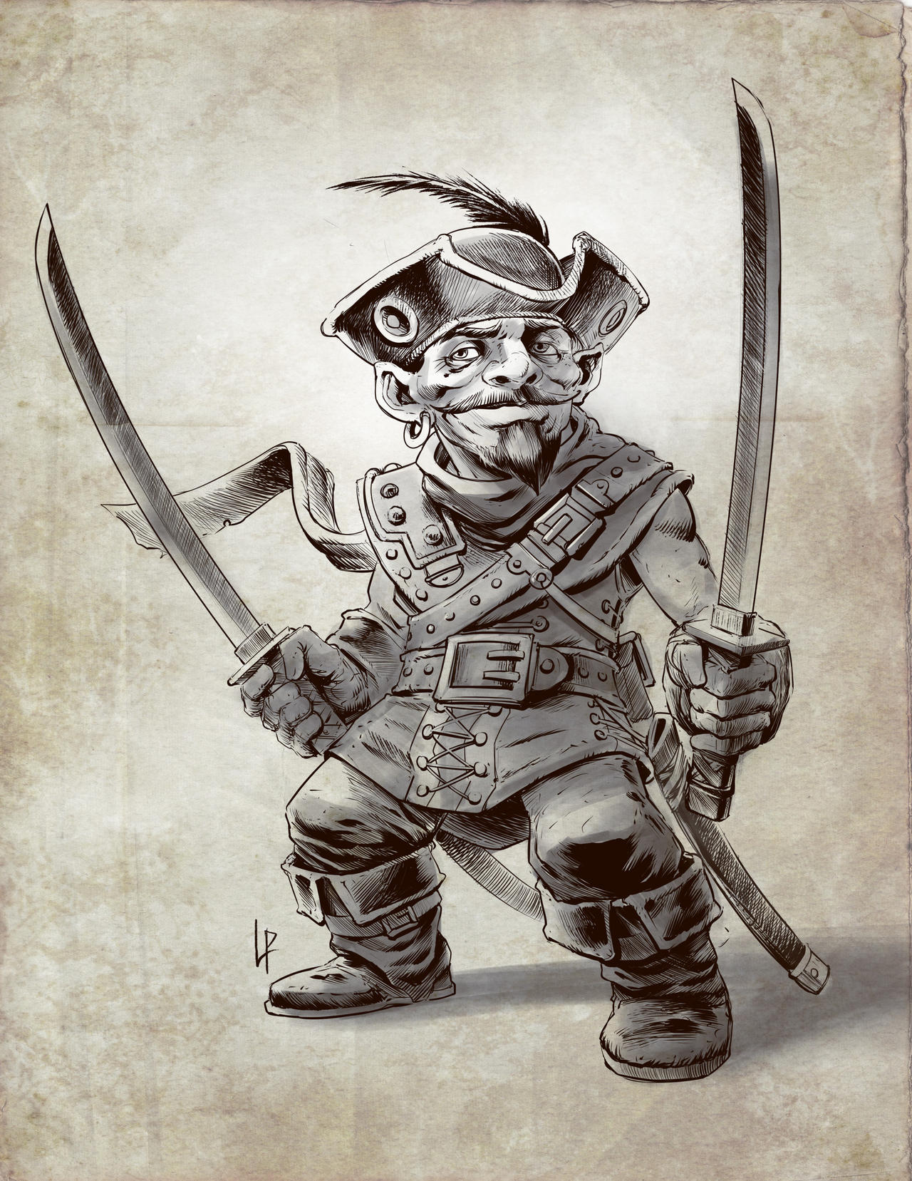 Gnome swashbuckler sketch