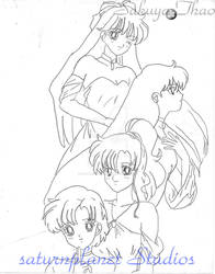 Ami + Rei + Mako + Minako