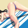 Anime Kitana Beach Display