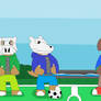 Pokemon and Animals Football Match