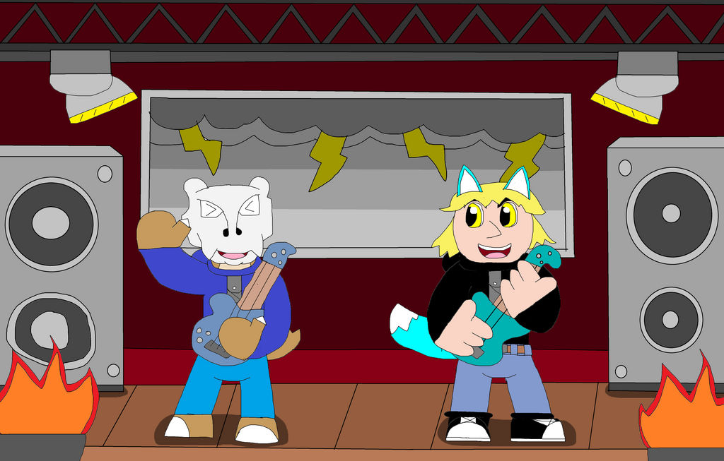 Vincent Rocks Gif Vincent's Rock Band Performance by LiamTheMarowak on DeviantArt