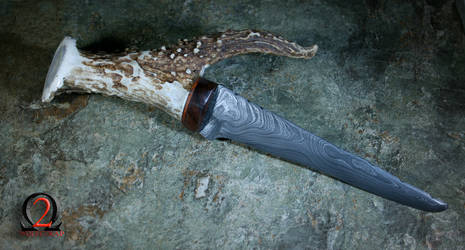 Damascus Dirk -normal view-
