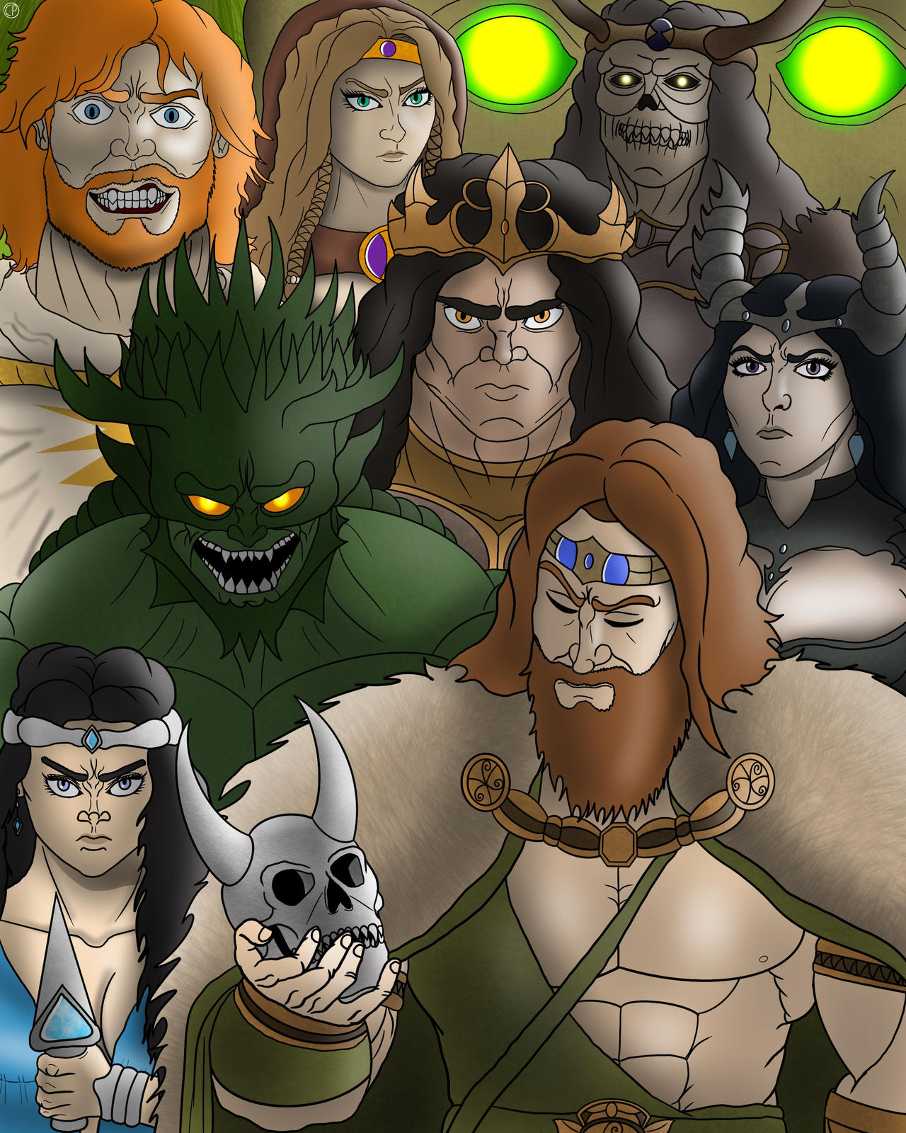 The gods of Ghalania