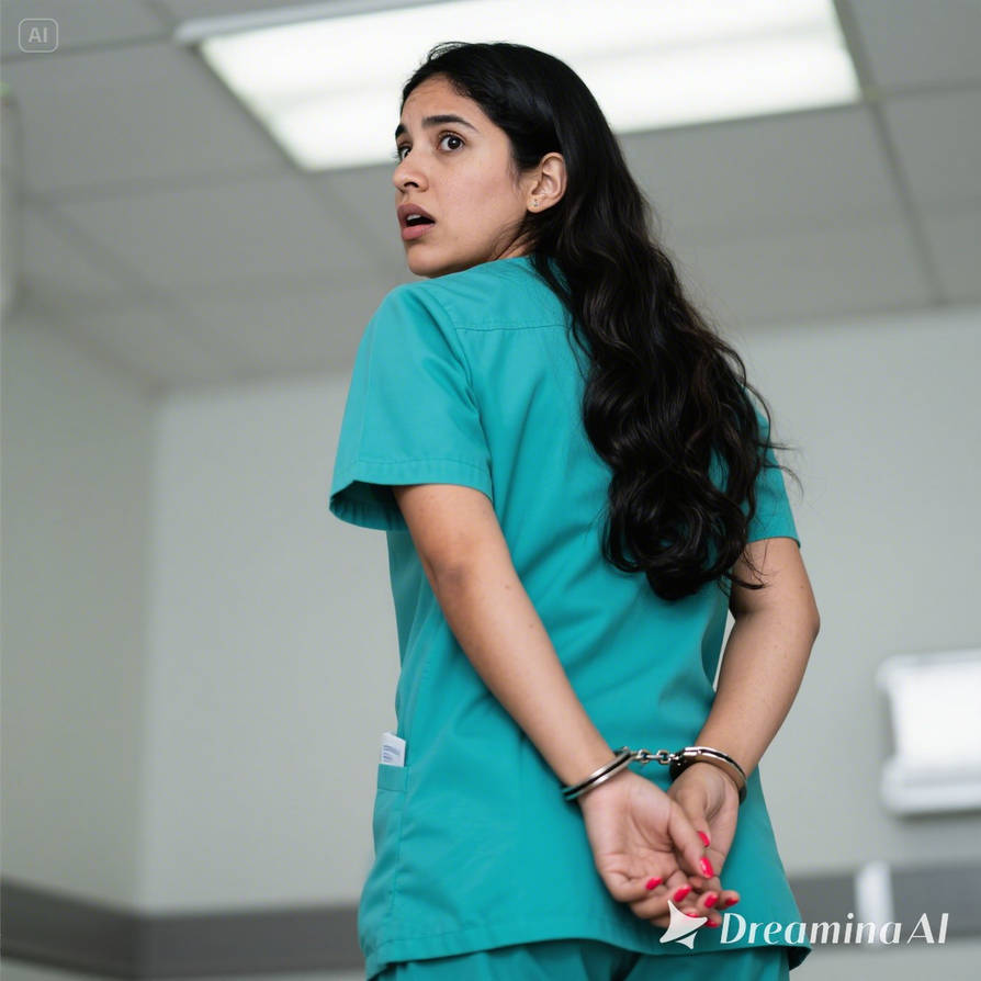 Jimeng-2025-05-09-206-fit Hispanic Nurse With Long by jaa09683 on ...