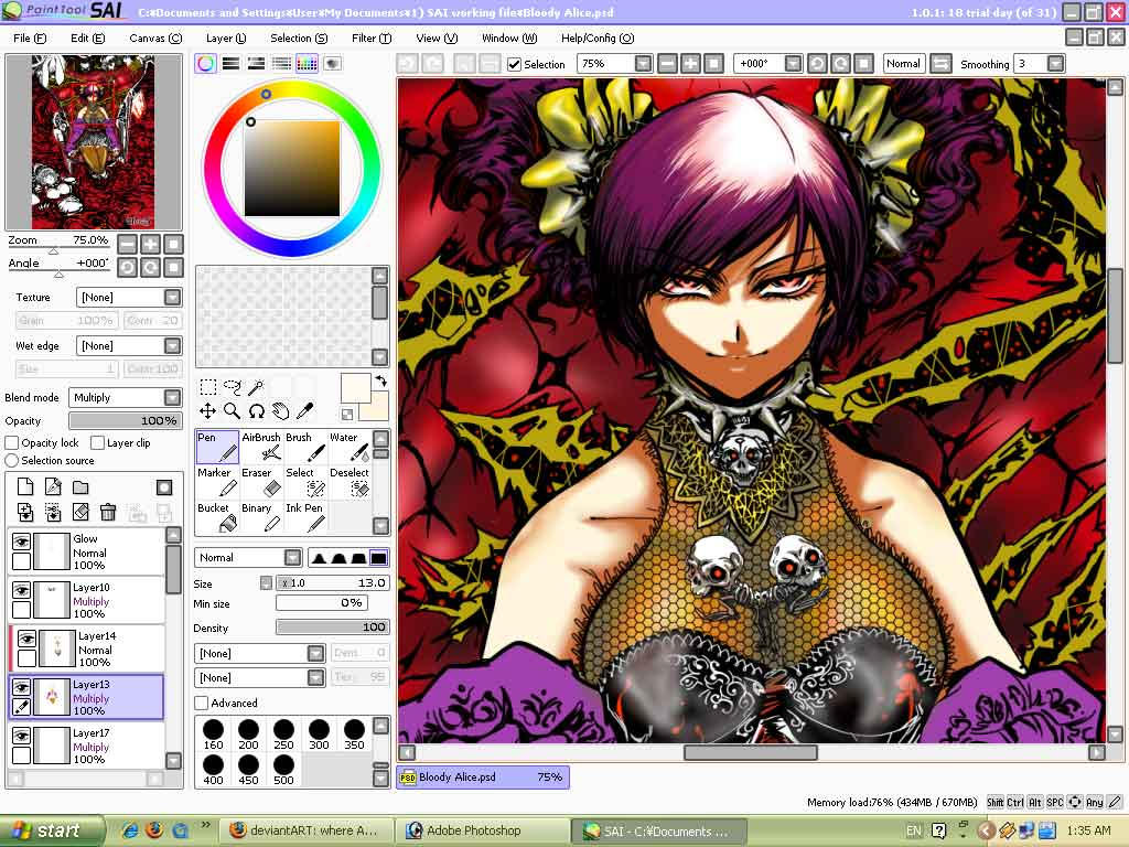 Bloody Alice color W.I.P