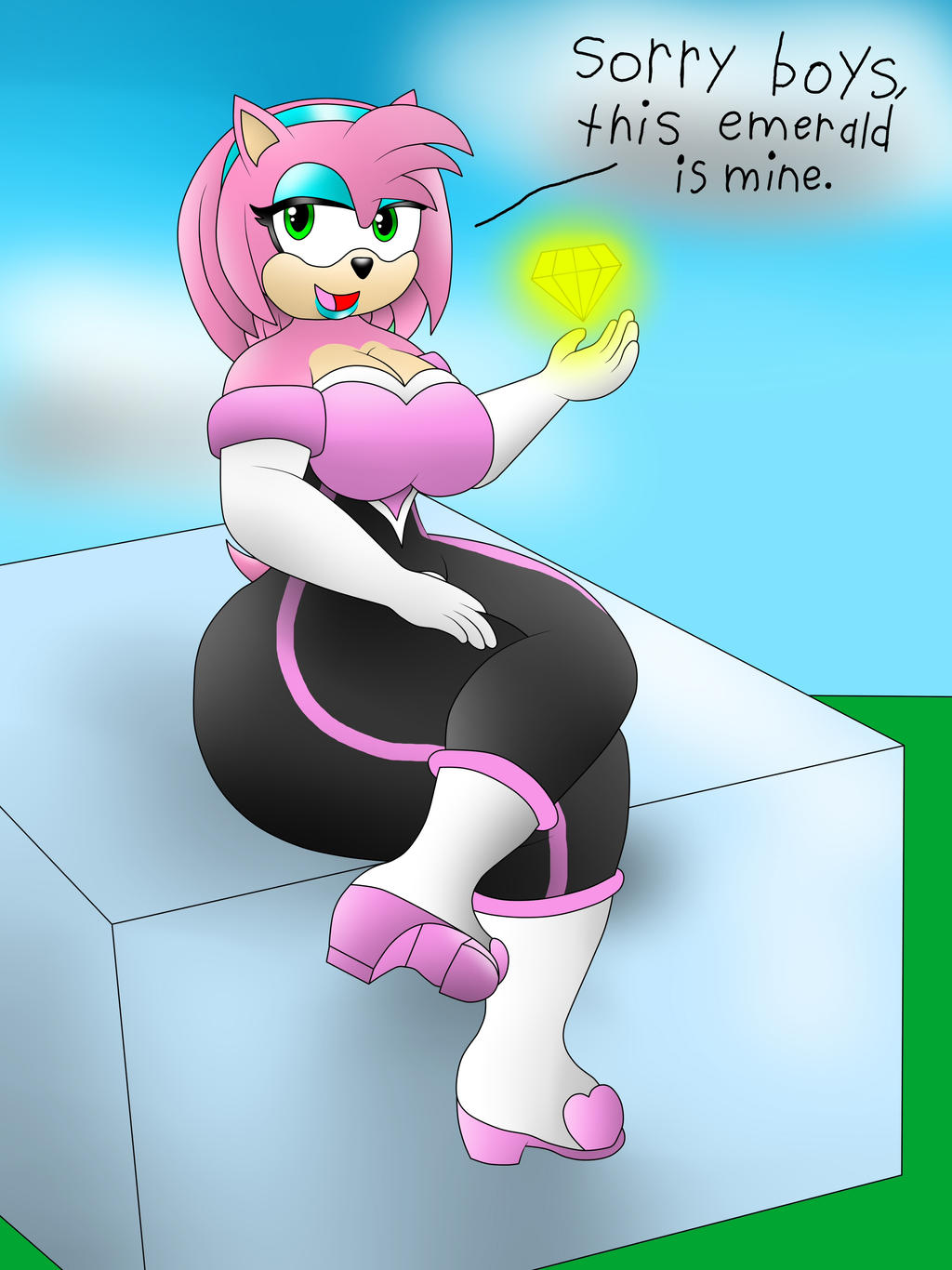 Amy Rouge Color Rouge Amy or Amy rouge by Darkrisk665-Drawings on DeviantArt