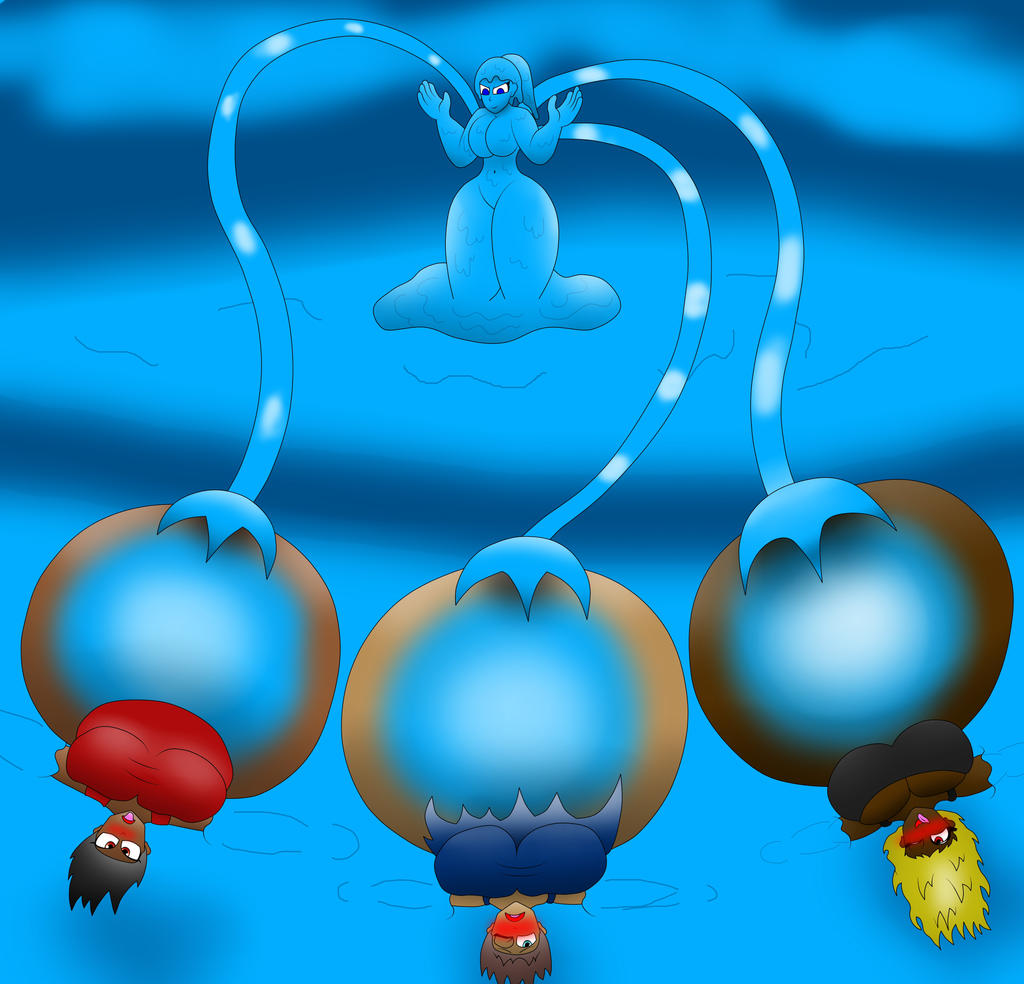 Slime Brain Inflation Slime Inflation by Ariel new version by Darkrisk665-Drawings on DeviantArt