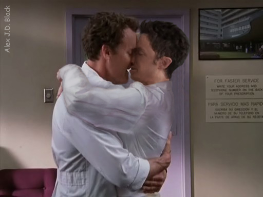 Scrubs: dr.Cox-JD, kiss