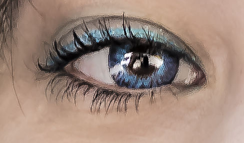 Blue eye