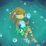 Tikal The Echidna Under Water