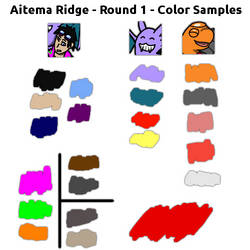 Aitema Ridge - Round 1 - Color Samples