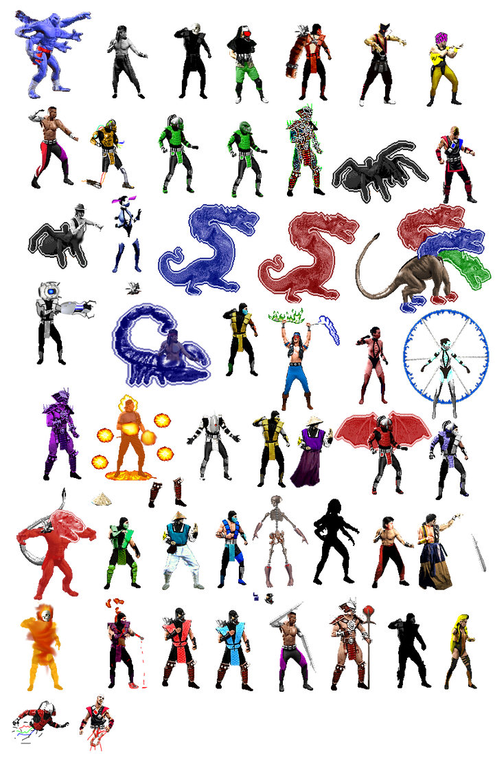 Custom Mk Roster Custom Mortal Kombat Characters by red-deity on DeviantArt