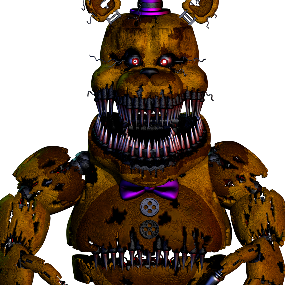 Nightmare Fredbear (FNaF 4 SFM Render) - 1 by MikeTHM93 on DeviantArt