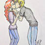 Clary and Jace : Kiss