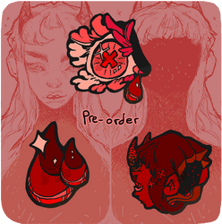 Bloody Scab [Enamel Pins]