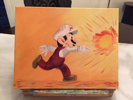 Fire Mario Birthday Present