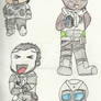 GOW Delta squad Chibis