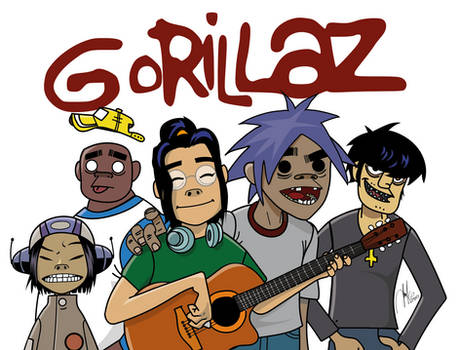 Gorillaz Fan art - Characterization