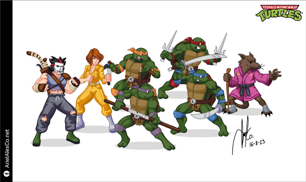 TMNT 1987 Cartoon Fan Art by ArielAleXCo on DeviantArt