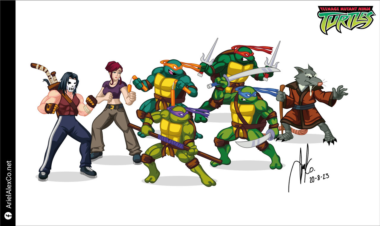 2003 TMNT cartoon Fan Art by ArielAleXCo on DeviantArt
