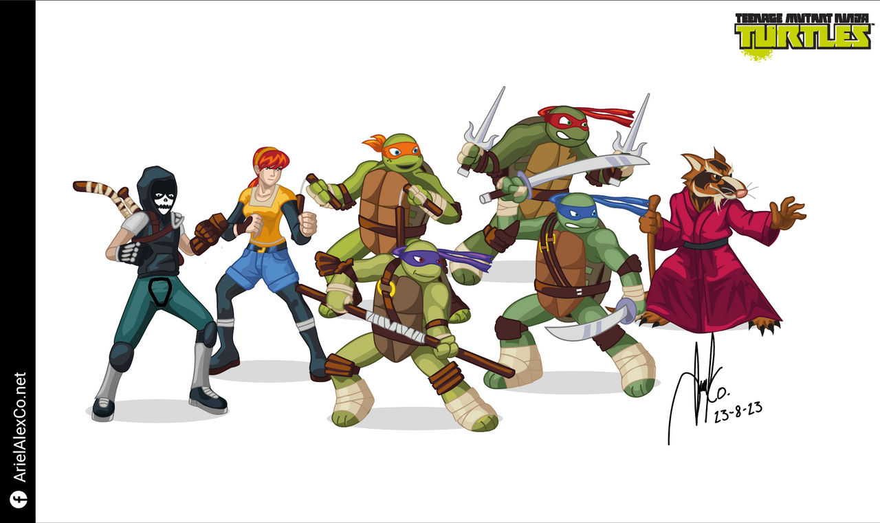 2012 TMNT cartoon fan Art by ArielAleXCo on DeviantArt