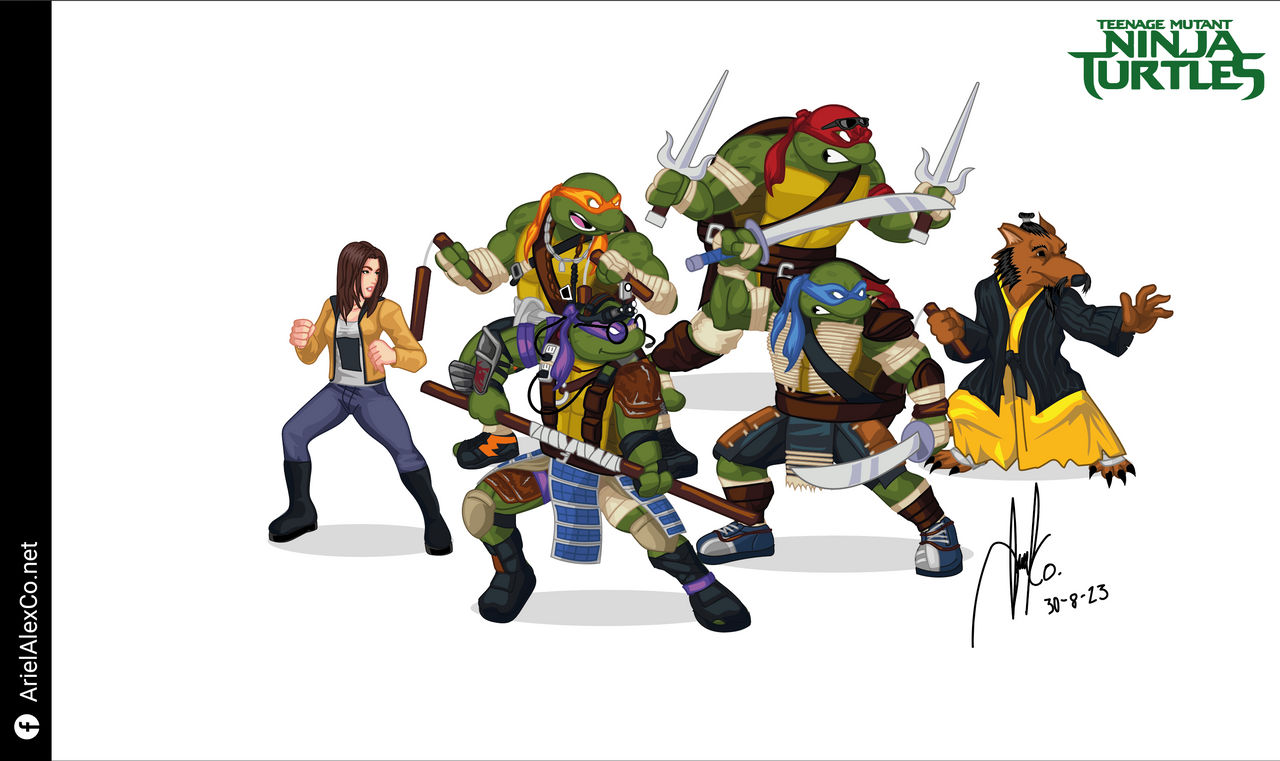 2014 TMNT film fan art by ArielAleXCo on DeviantArt