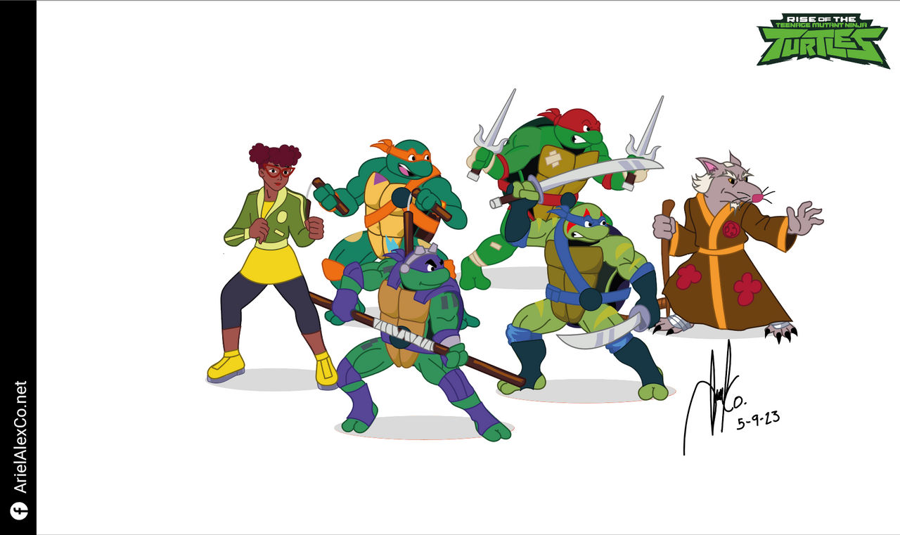2018 Rise of the TMNT fan art by ArielAleXCo on DeviantArt