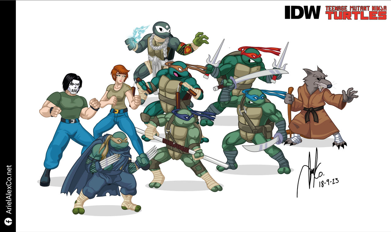 TMNT IDW Fan Art by ArielAleXCo on DeviantArt