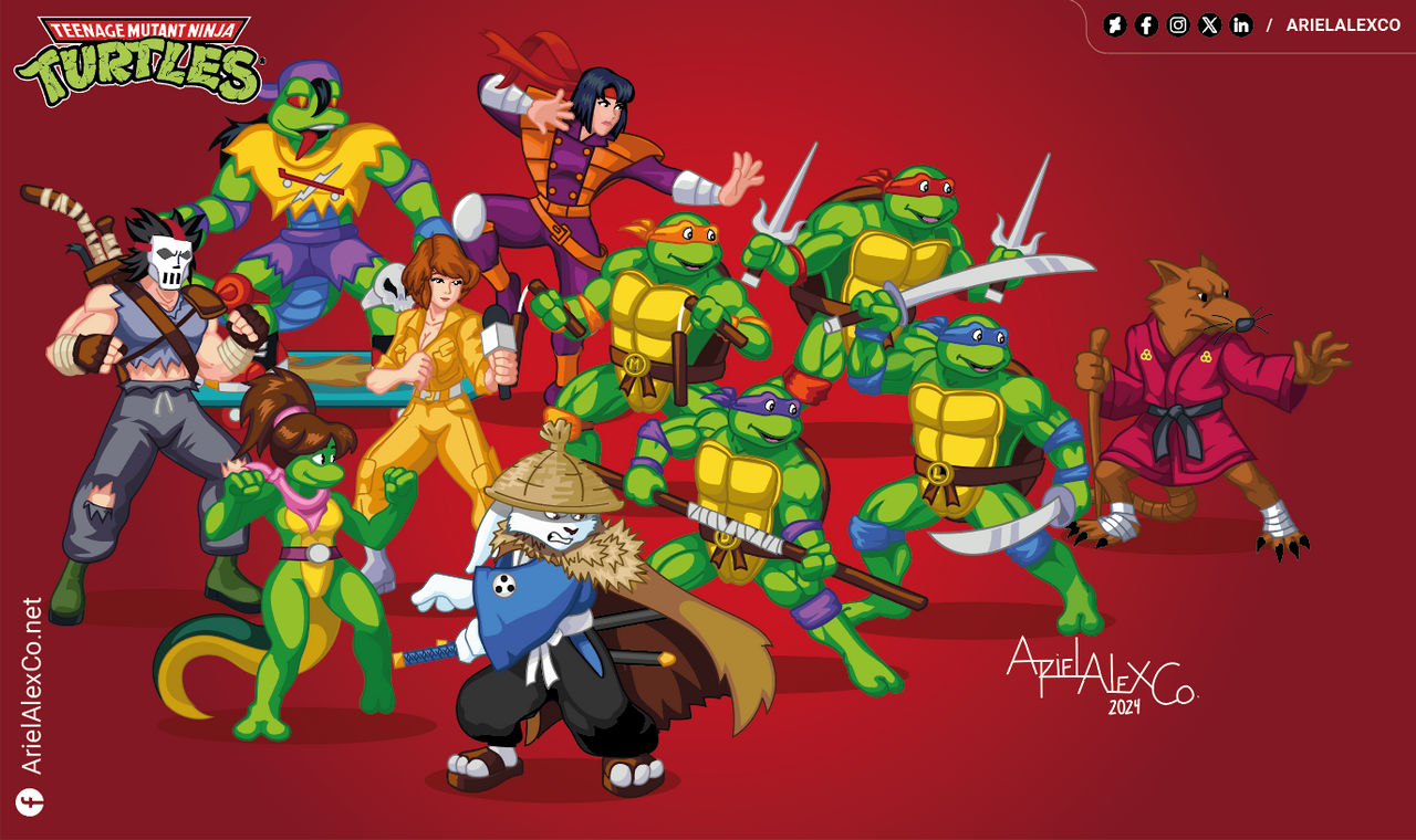 Tmnt 87 Rabbit 87 TMNT Promos Edition Fan Art Updated by ArielAleXCo on DeviantArt