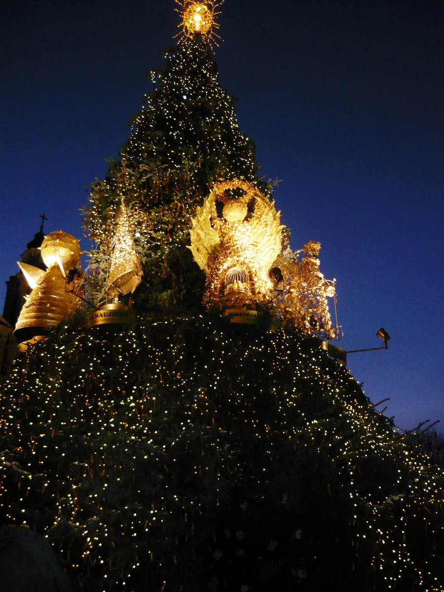 Christmas tree in kaunas1