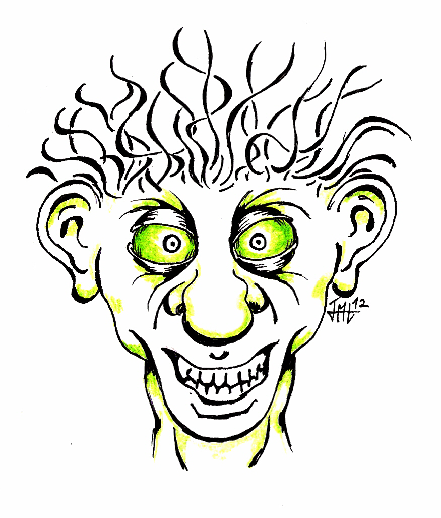 Creepy-eyed goon by DerSkizzierer on DeviantArt