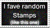 I fave random stamps by DarkShad00w