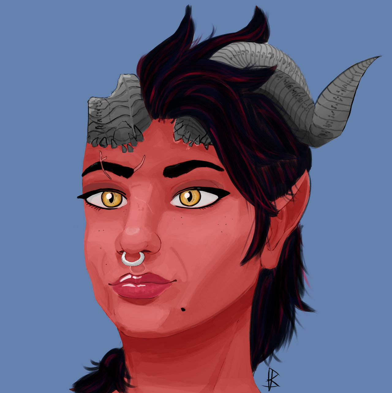 Deviantart Karlch Karlach FanArt by Bluismo on DeviantArt