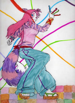 dancing furry